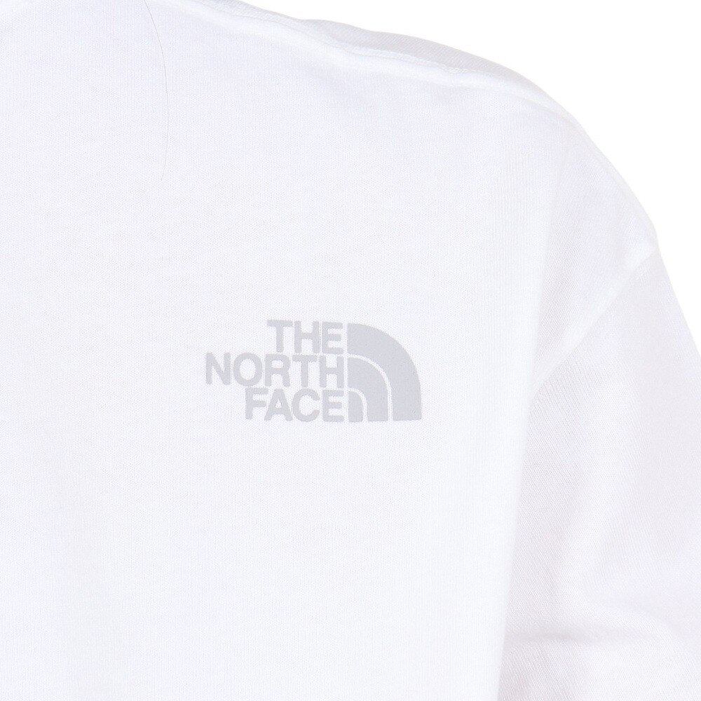 ノースフェイス（THE NORTH FACE）（レディース）長袖Tシャツ ロンT ロングスリーブ フラワーロゴ NT82332 W ホワイト