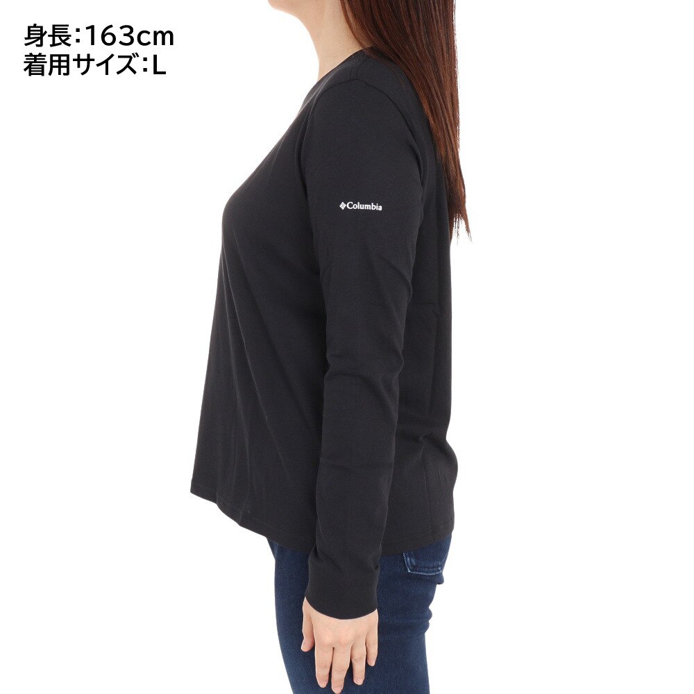 コロンビア（Columbia）（レディース）長袖Tシャツ ロンT ノースカスケード AR3552 016 ダークグレー