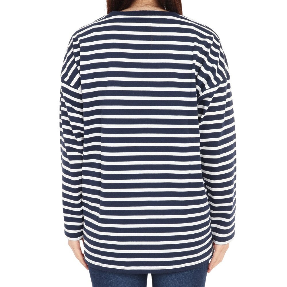 コロンビア（Columbia）（レディース）長袖Tシャツ ロンT リラクシングモーメント長袖クルー PL0204 464 ネイビー