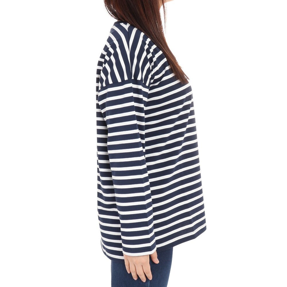 コロンビア（Columbia）（レディース）長袖Tシャツ ロンT リラクシングモーメント長袖クルー PL0204 464 ネイビー