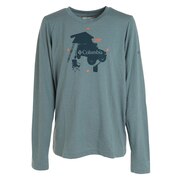 コロンビア(Columbia)(キッズ)長袖Tシャツ ロンT ラプードル パス ロングスリーブTシャツ AB0885 347