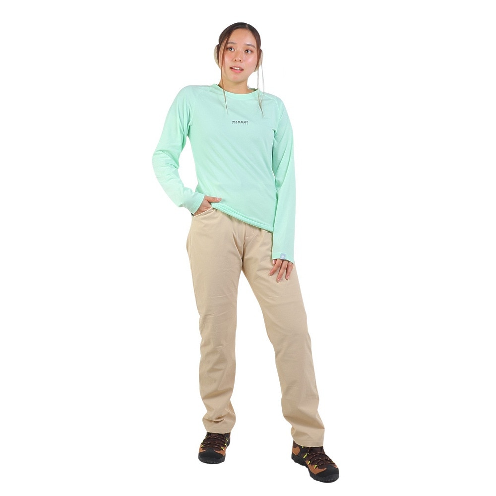 マムート（MAMMUT）（レディース）EUROサイズ 長袖 ロンT QD ロゴプリント ロングスリーブTシャツ 1016-01040-40258