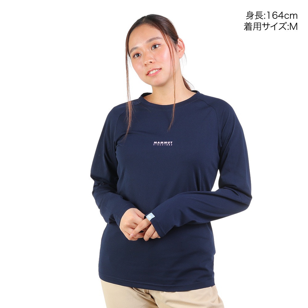 マムート(MAMMUT)(レディース)長袖Tシャツ ロンT QD ロゴプリント マムート(MAMMUT)(レディース)長袖Tシャツ ロンT QD ロゴプリント