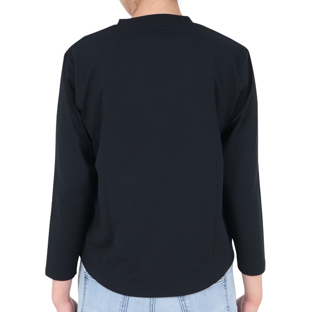 ロジャーエーガー（ROGEREGGER）（レディース）長袖Tシャツ ロンT HIKE RE23FUK5610003 BLK ブラック