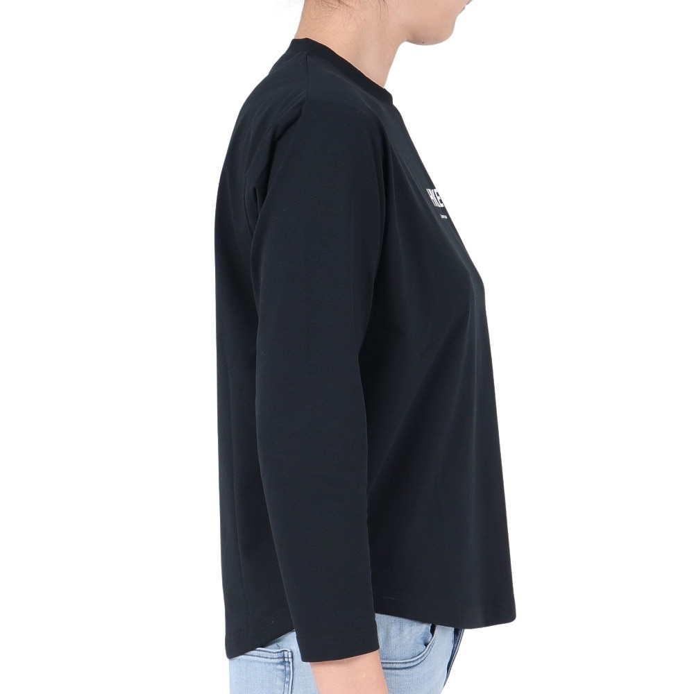 ロジャーエーガー（ROGEREGGER）（レディース）長袖Tシャツ ロンT HIKE RE23FUK5610003 BLK ブラック