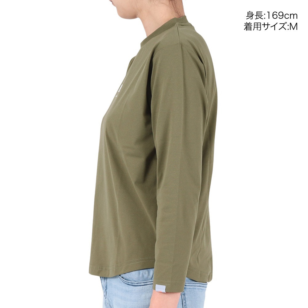 ロジャーエーガー（ROGEREGGER）（レディース）長袖Tシャツ ロンT HIKE RE23FUK5610003 OLV オリーブ