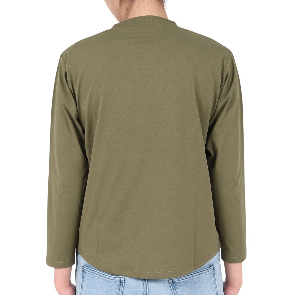 ロジャーエーガー（ROGEREGGER）（レディース）長袖Tシャツ ロンT HIKE RE23FUK5610003 OLV オリーブ