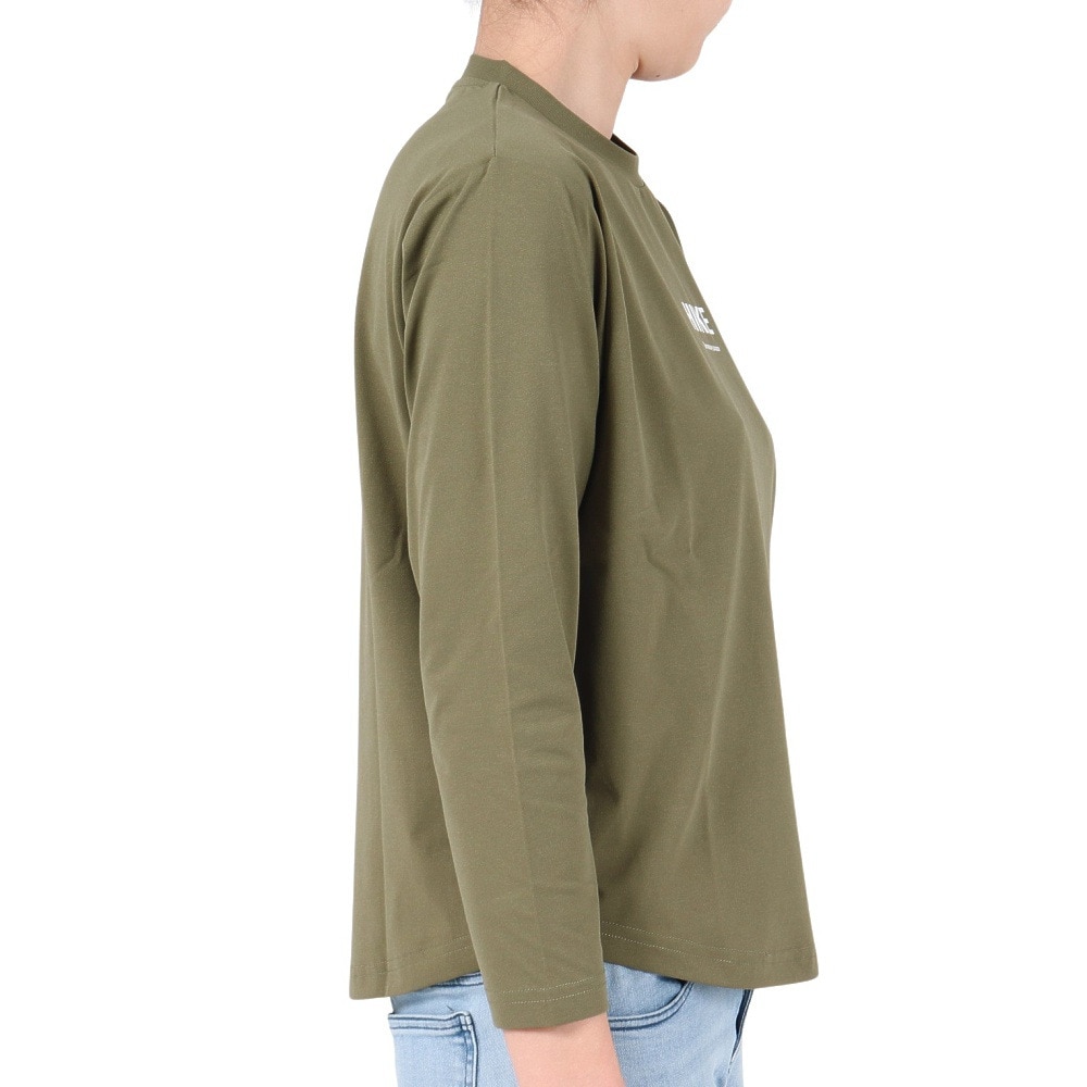 ロジャーエーガー（ROGEREGGER）（レディース）長袖Tシャツ ロンT HIKE RE23FUK5610003 OLV オリーブ