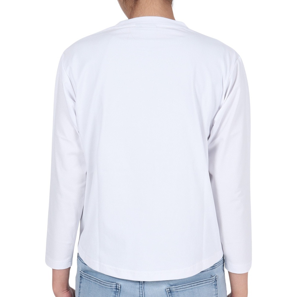 ロジャーエーガー（ROGEREGGER）（レディース）長袖Tシャツ ロンT HIKE RE23FUK5610003 WHT ホワイト