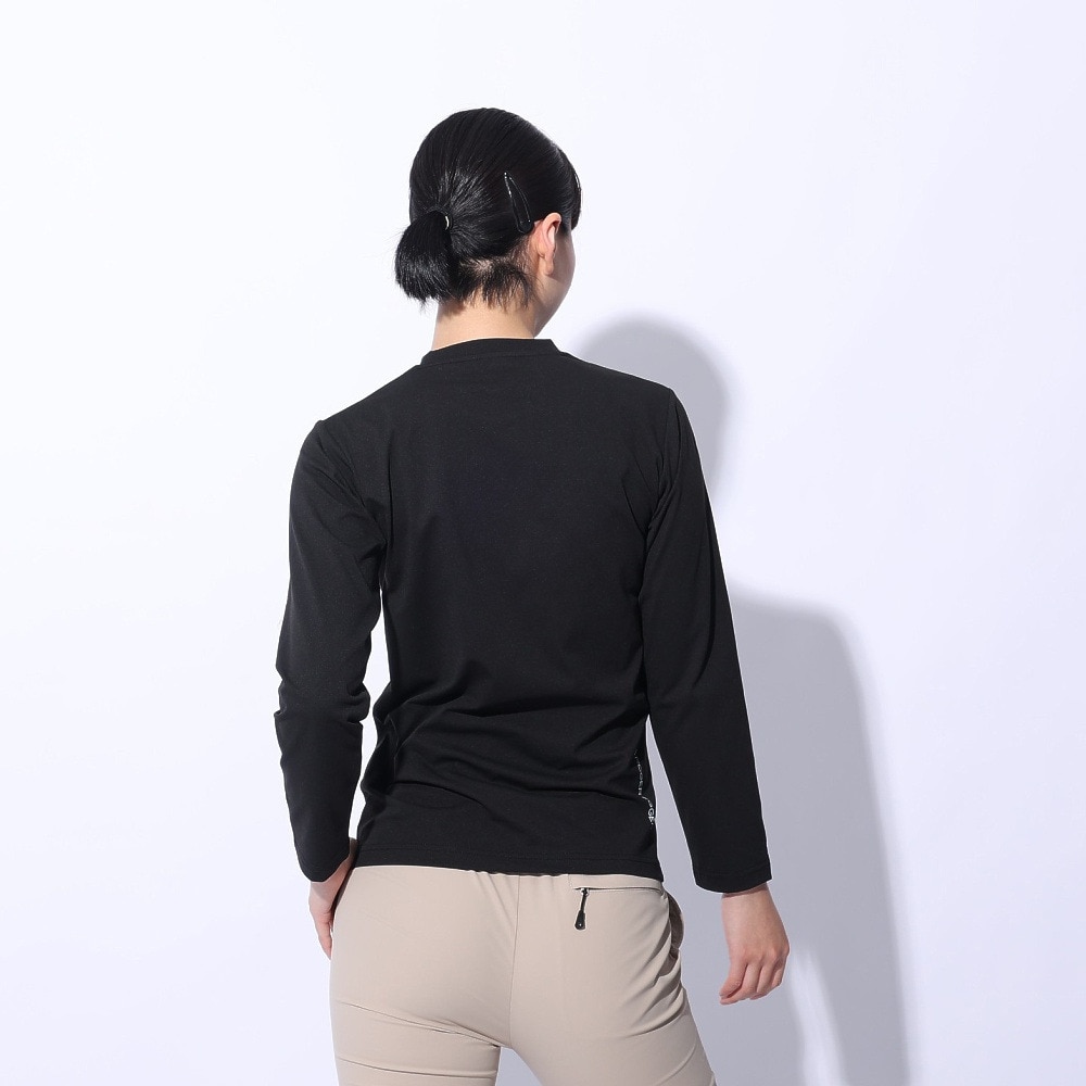 ロジャーエーガー（ROGEREGGER）（レディース）長袖Tシャツ ロンT ライトバン ロングスリーブ ティー RE24SUK5620023 BLK