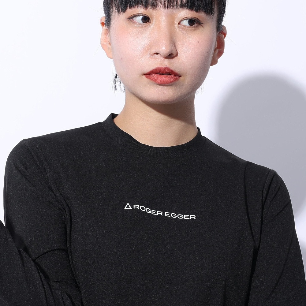 ロジャーエーガー（ROGEREGGER）（レディース）長袖Tシャツ ロンT ライトバン ロングスリーブ ティー RE24SUK5620023 BLK