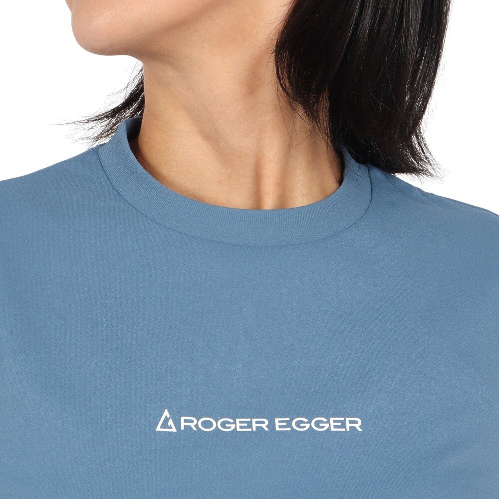 ロジャーエーガー（ROGEREGGER）（レディース）長袖Tシャツ ロンT ライトバン RE24SUK5620023 BLU
