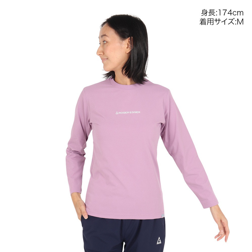 ロジャーエーガー（ROGEREGGER）（レディース）長袖Tシャツ ロンT ライトバン RE24SUK5620023 PNK
