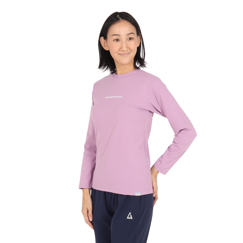 ロジャーエーガー（ROGEREGGER）（レディース）長袖Tシャツ ロンT ライトバン RE24SUK5620023 PNK