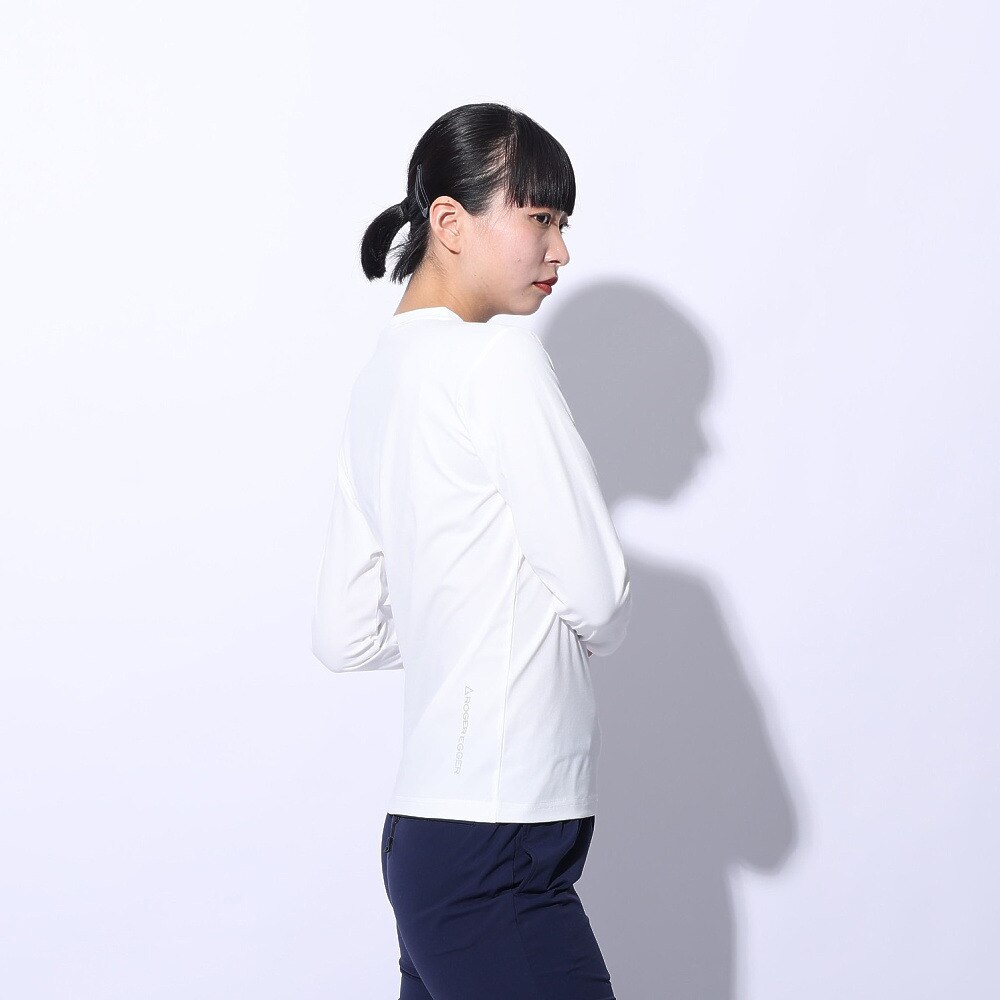 ロジャーエーガー（ROGEREGGER）（レディース）長袖Tシャツ ロンT ライトバン ロングスリーブ ティー RE24SUK5620023 WHT