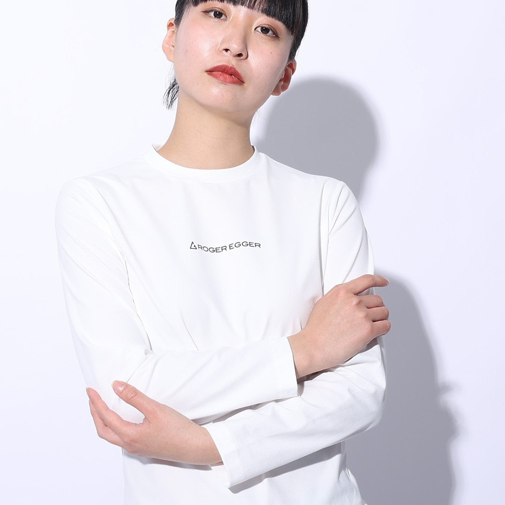 ロジャーエーガー（ROGEREGGER）（レディース）長袖Tシャツ ロンT ライトバン ロングスリーブ ティー RE24SUK5620023 WHT