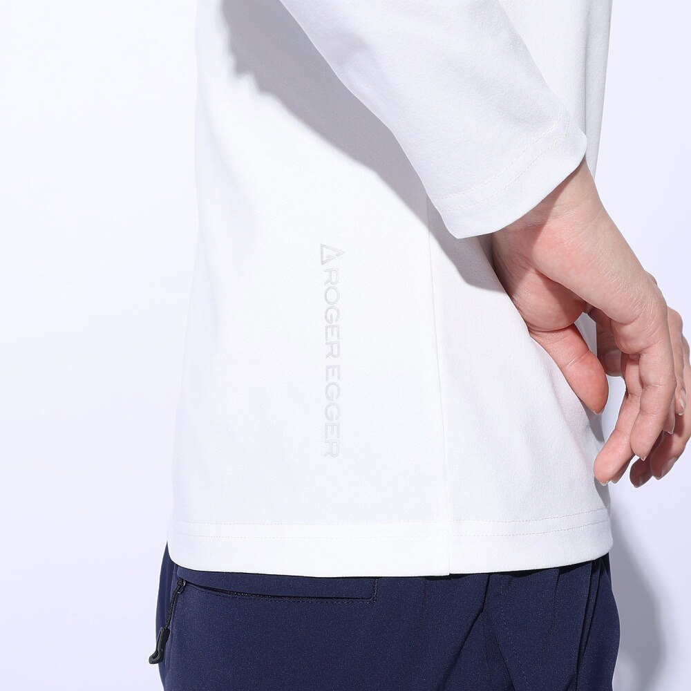 ロジャーエーガー（ROGEREGGER）（レディース）長袖Tシャツ ロンT ライトバン ロングスリーブ ティー RE24SUK5620023 WHT