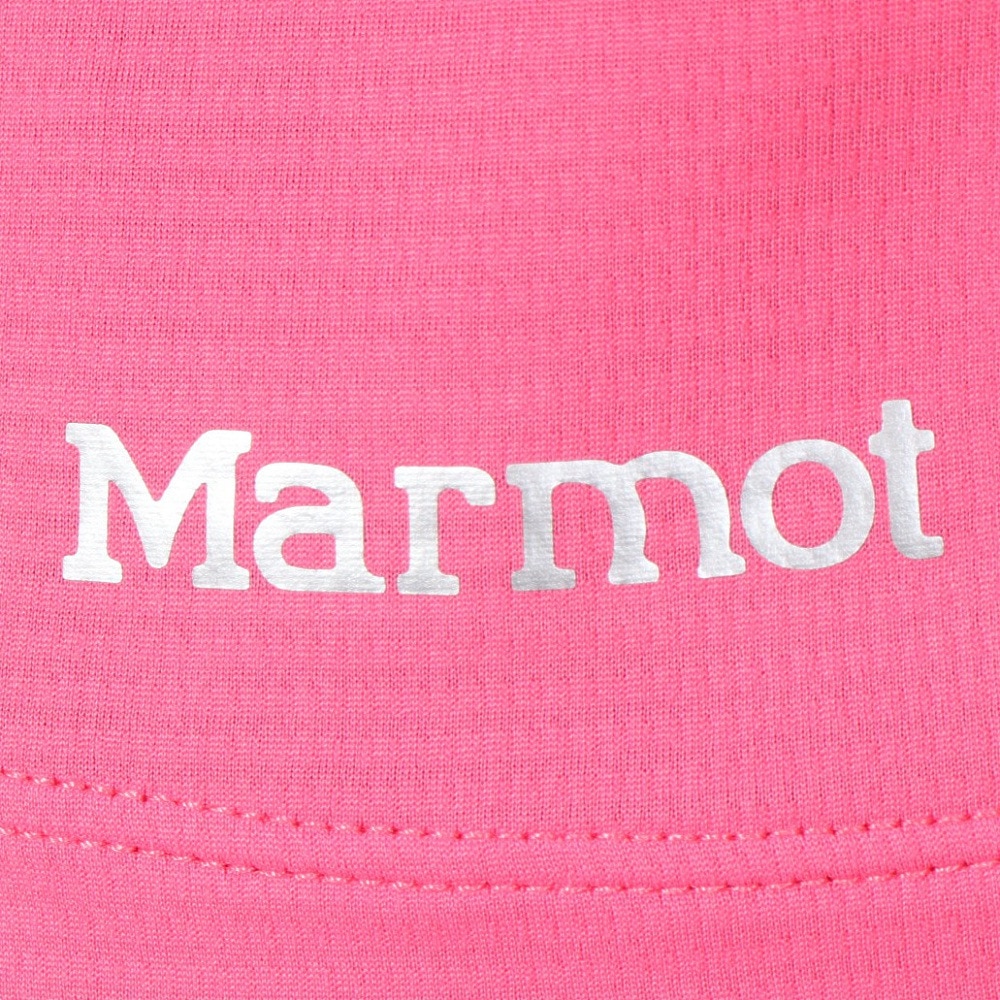 マーモット（Marmot）（レディース）接触冷感 ストレッチ 長袖Tシャツ ロンT ライムスキン ハーフジップ ロングスリーブシャツ TSSWC418-HNY