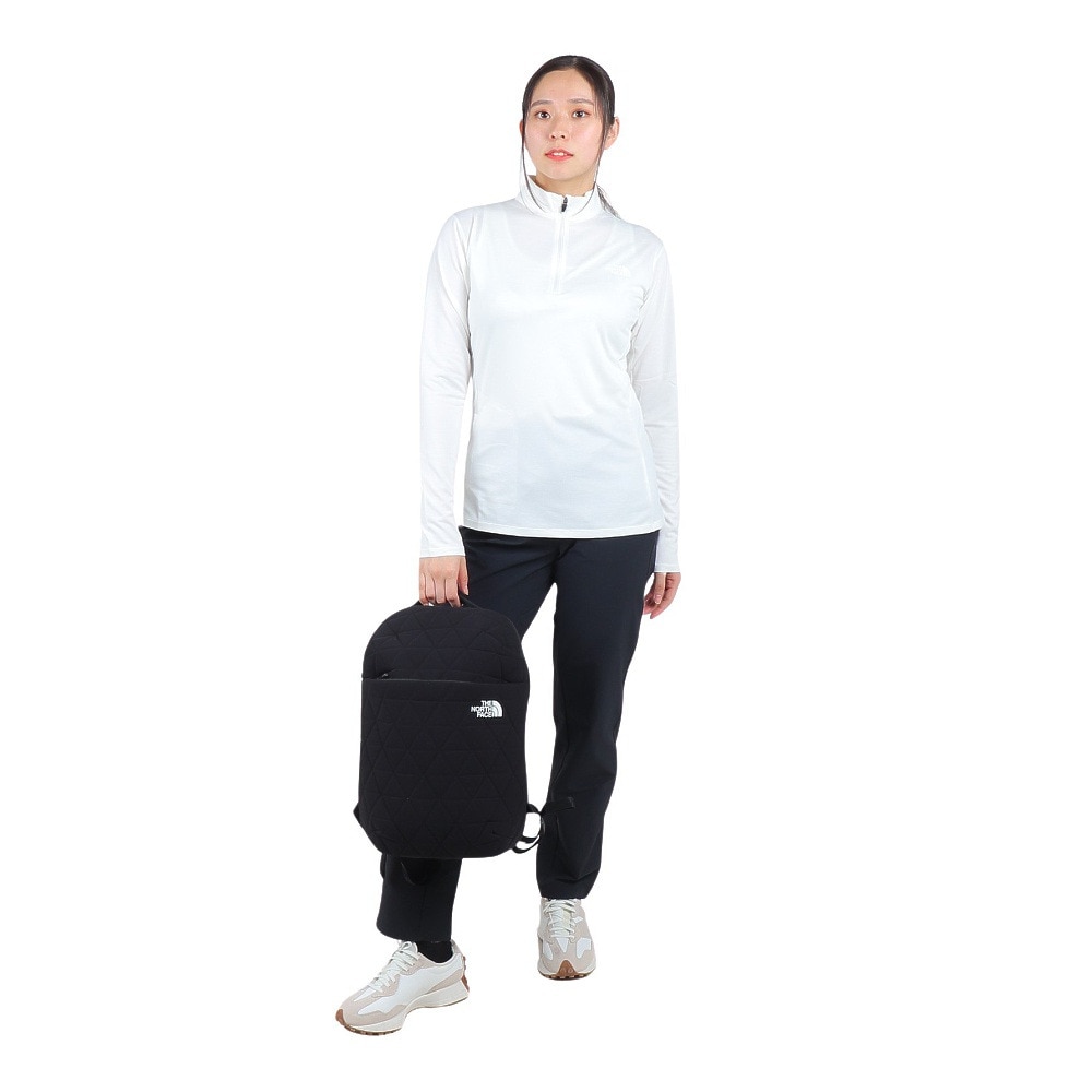 ザ・ノース・フェイス（THE NORTH FACE）（レディース）吸汗速乾 UVケア 長袖シャツ フラッシュドライスリーディー ジップアップ NTW12201 OW ホワイト