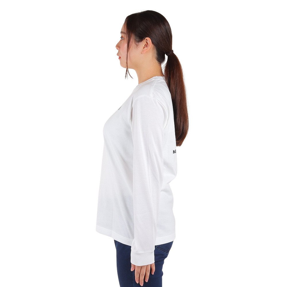 長袖Tシャツ ロンT ロングスリーブバックスクエアロゴティー NTW32442 W 3