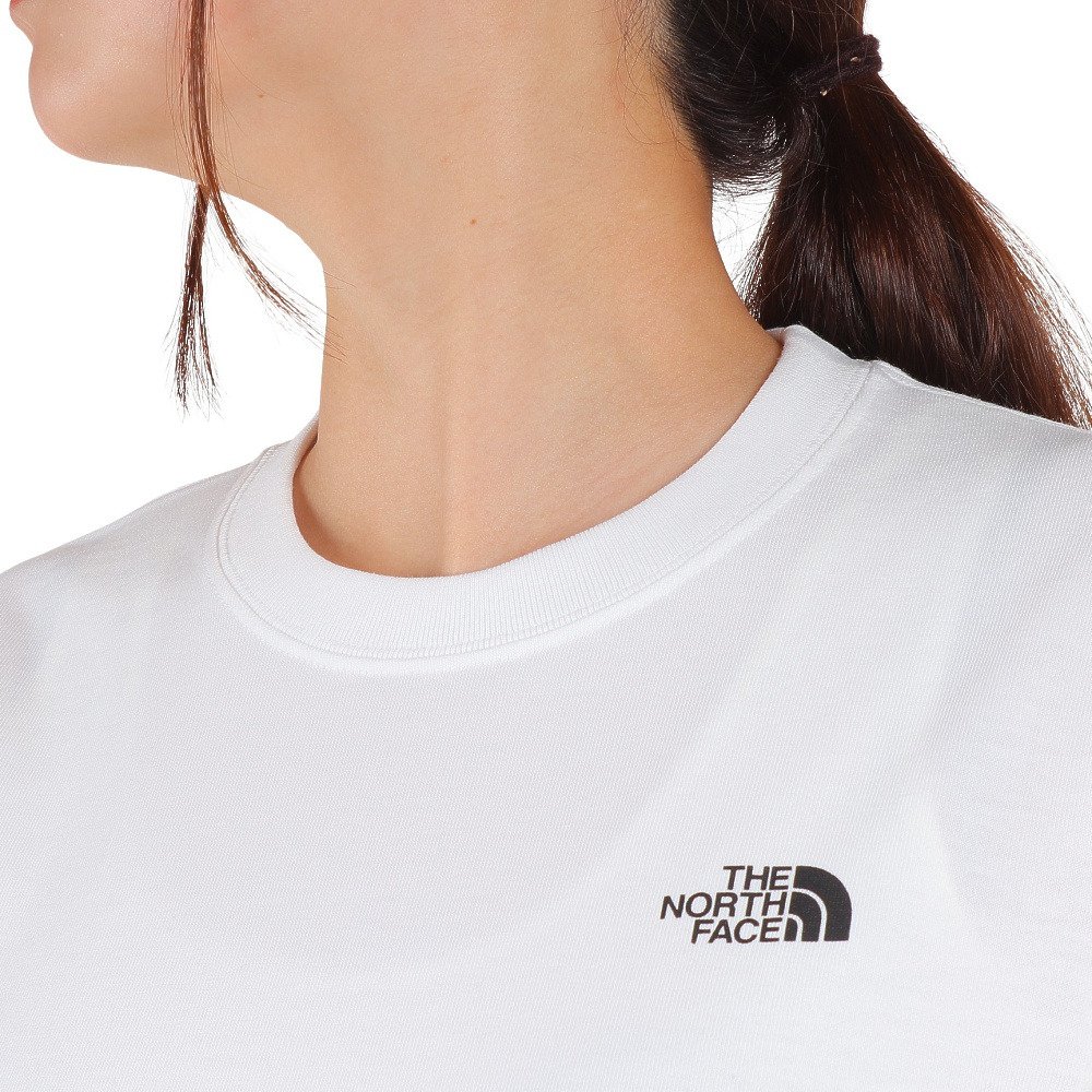 長袖Tシャツ ロンT ロングスリーブバックスクエアロゴティー NTW32442 W 6