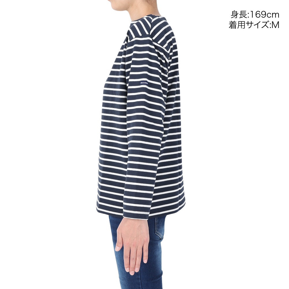 ヘリーハンセン（HELLY HANSEN）（メンズ、レディース）長袖Tシャツ ロンT ロングスリーブ HH マリンボーダーTシャツ HH32416 DO