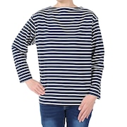 (メンズ、レディース)長袖Tシャツ ロンT ロングスリーブ HH マリンボーダーTシャツ HH32416 DO