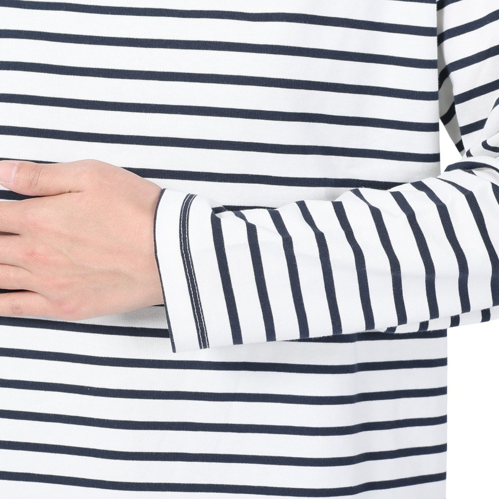 ヘリーハンセン（HELLY HANSEN）（メンズ、レディース）長袖Tシャツ ロンT ロングスリーブ HH マリンボーダーTシャツ HH32416 OD
