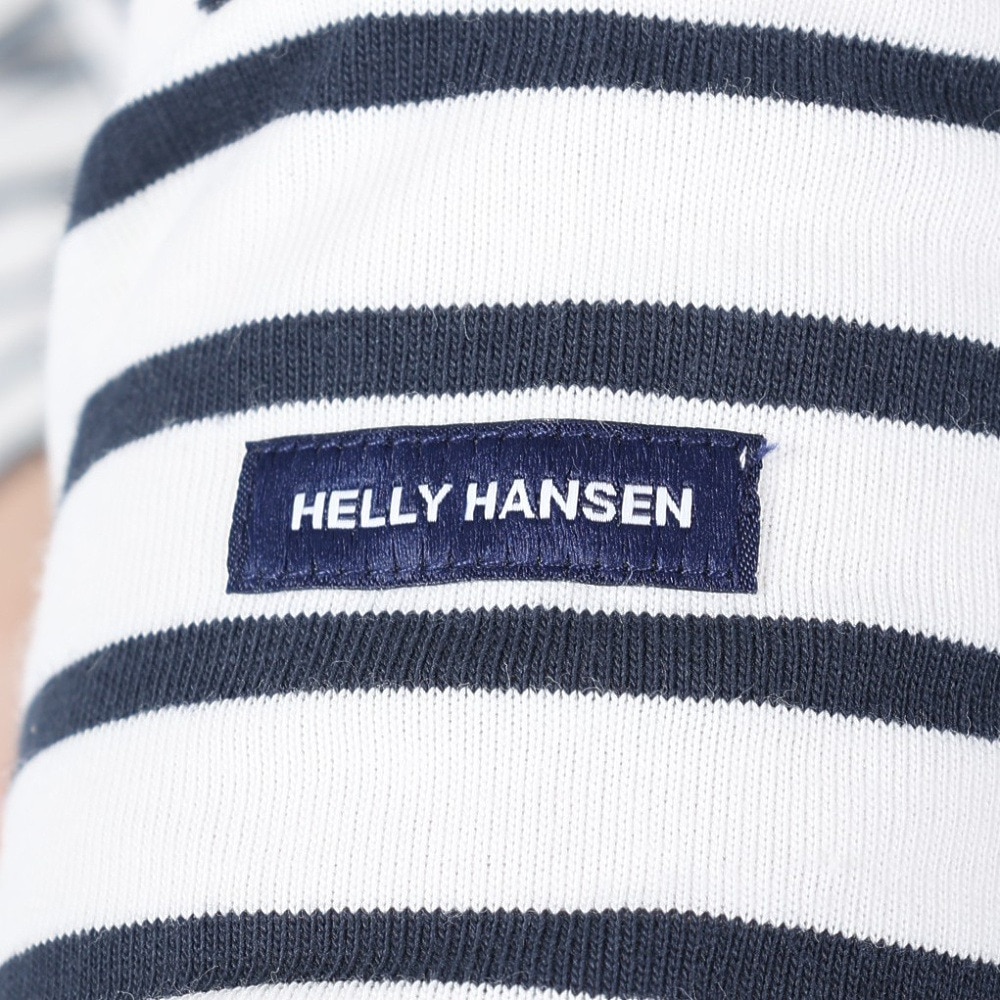 ヘリーハンセン（HELLY HANSEN）（メンズ、レディース）長袖Tシャツ ロンT ロングスリーブ HH マリンボーダーTシャツ HH32416 OD