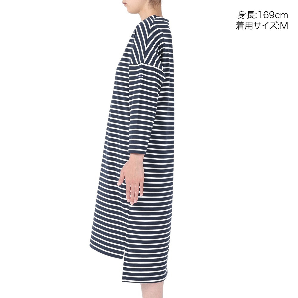 ヘリーハンセン（HELLY HANSEN）（レディース）長袖 ロングスリーブ HHボーダーワンピース HW32417 DO