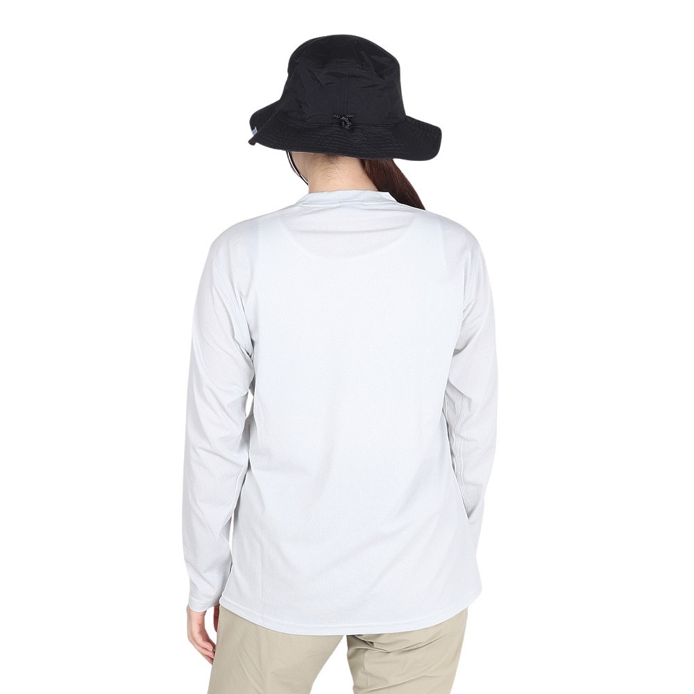 POLEWARDS（レディース）長袖Tシャツ ロンT DRY COMFORT ロングスリーブTシャツ PW2RHB09 IGRY グレー 吸汗速乾