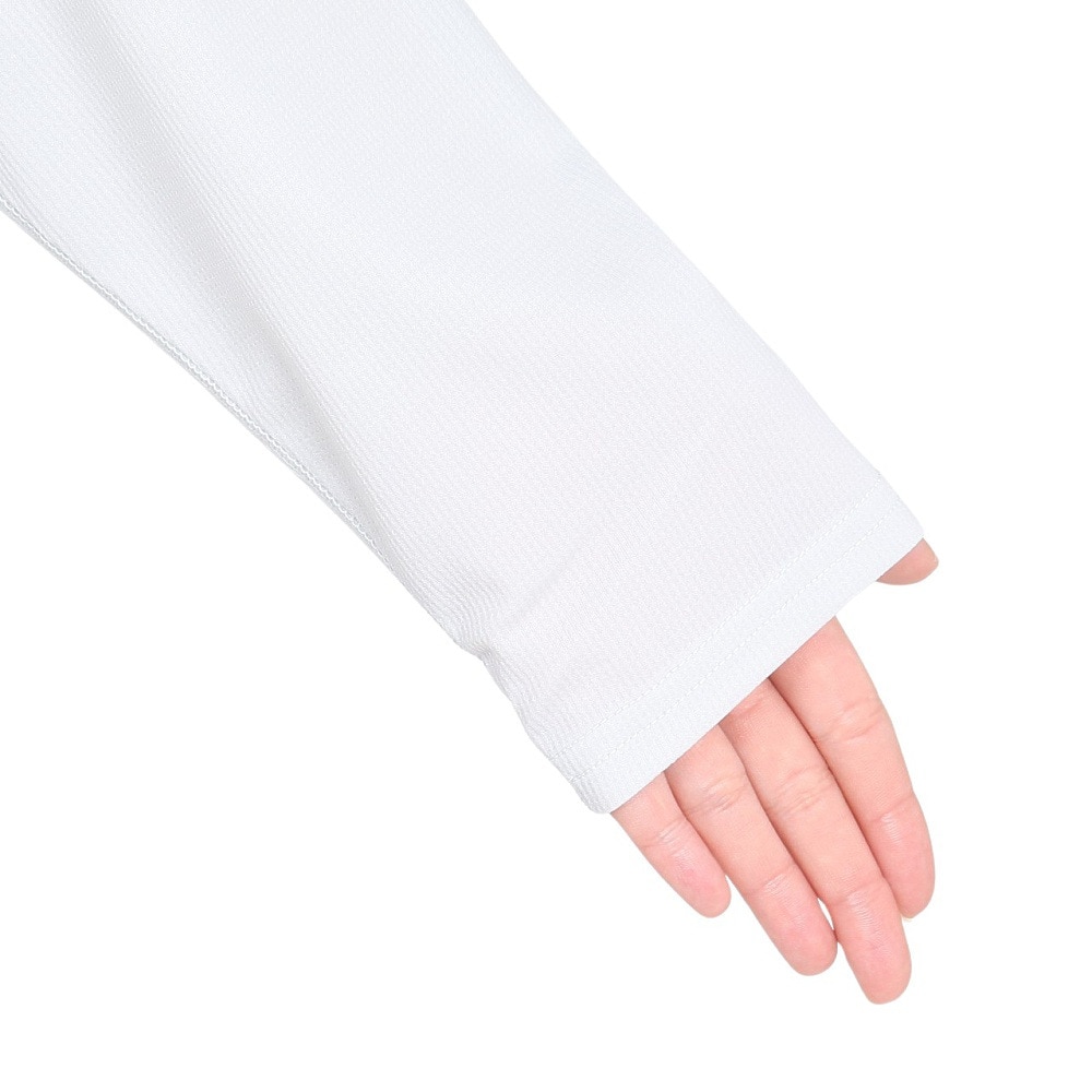 POLEWARDS（レディース）長袖 DRY COMFORT ハーフジップTシャツ PW2RHB10 IGRY グレー 吸汗速乾 ストレッチ