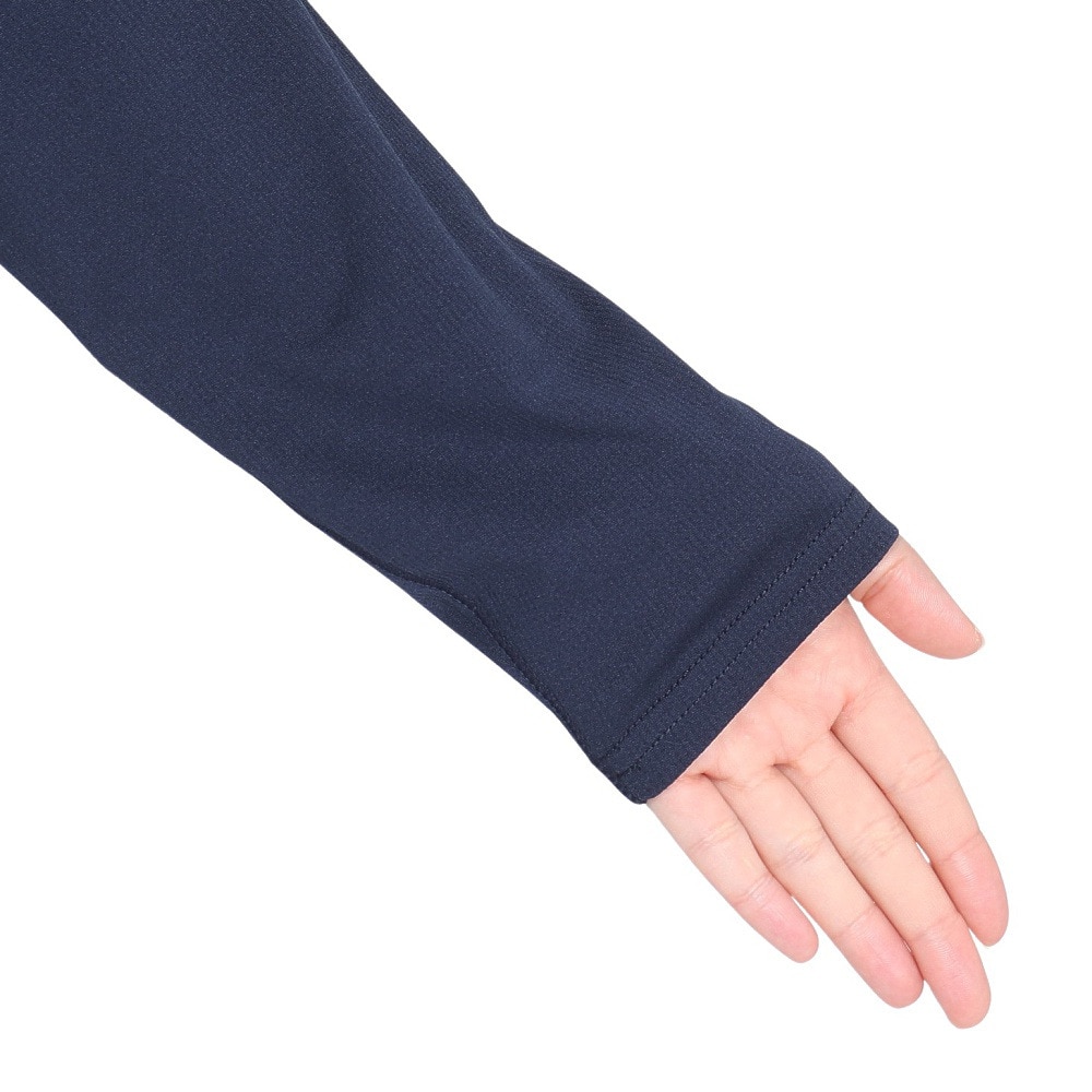 POLEWARDS（レディース）長袖 DRY COMFORT ハーフジップ Tシャツ PW2RHB10 NVY ネイビー 吸汗速乾 ストレッチ
