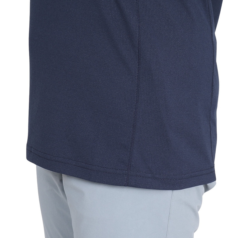 POLEWARDS（レディース）長袖 DRY COMFORT ハーフジップ Tシャツ PW2RHB10 NVY ネイビー 吸汗速乾 ストレッチ