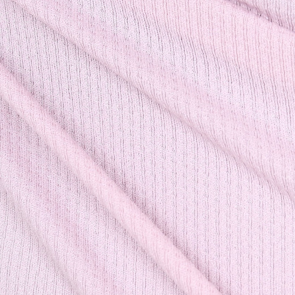 POLEWARDS（レディース）長袖 DRY COMFORT ハーフジップ Tシャツ PW2RHB10 SPNK ピンク 吸汗速乾 ストレッチ