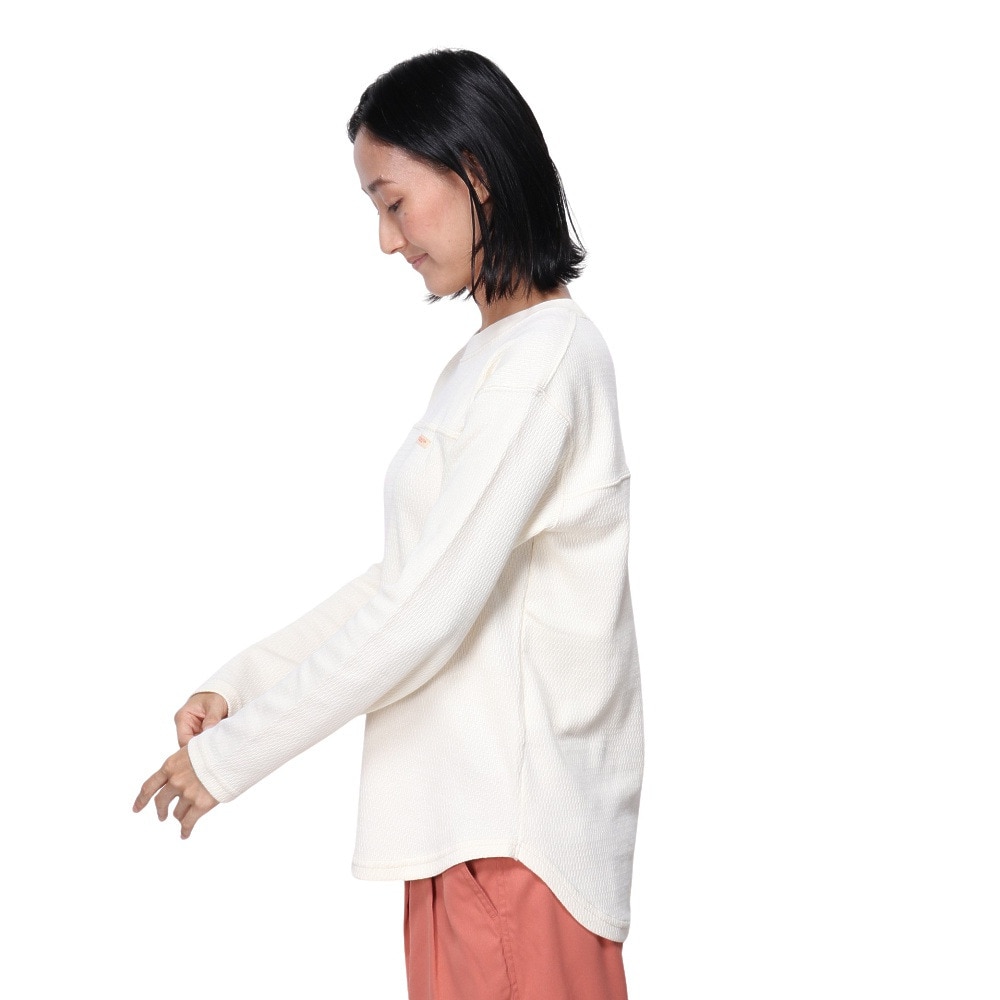 クリフメイヤー（KRIFF MAYER）（レディース）長袖Tシャツ ハニカムメッシュロンT 2417867LX:9:NATURAL