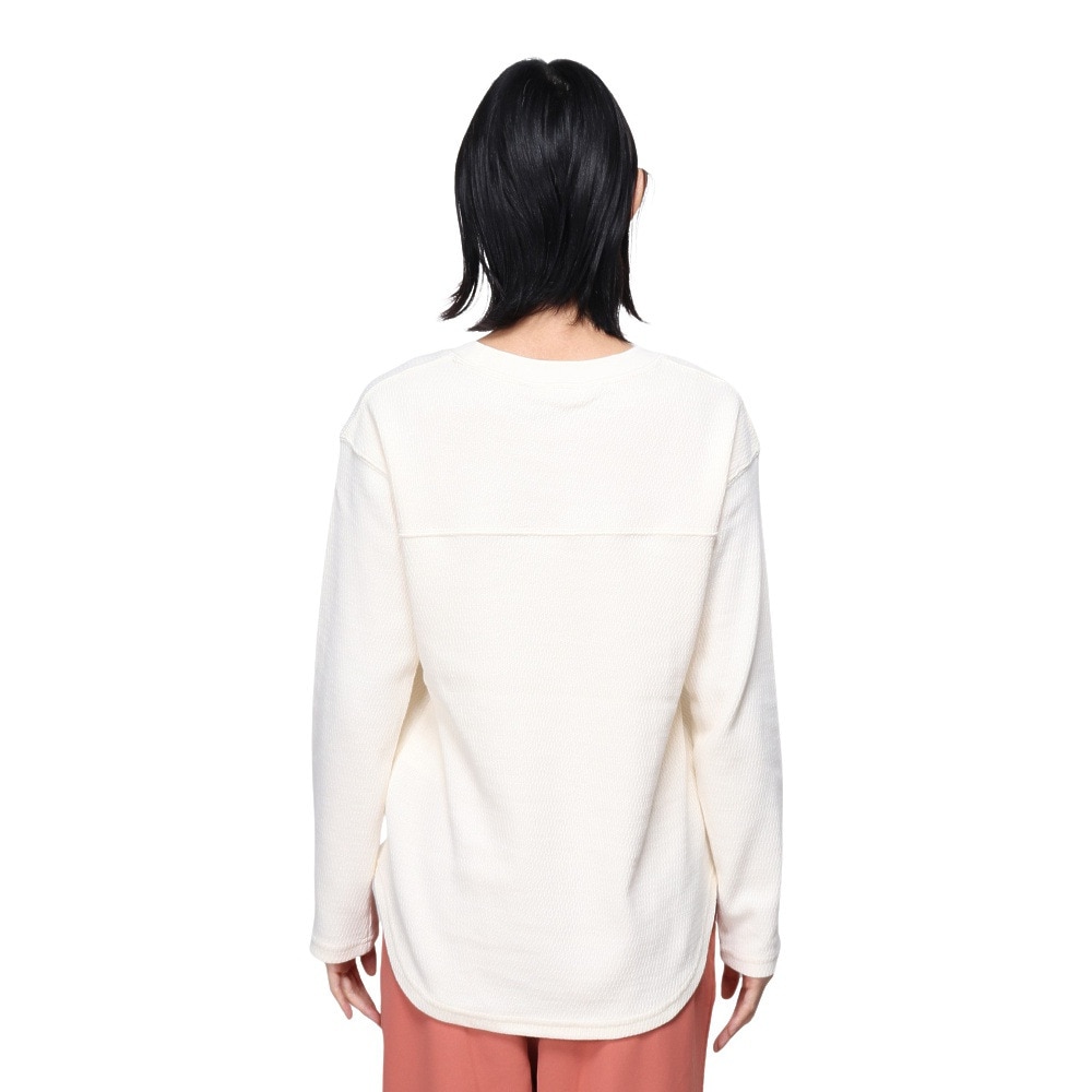 クリフメイヤー（KRIFF MAYER）（レディース）長袖Tシャツ ハニカムメッシュロンT 2417867LX:9:NATURAL