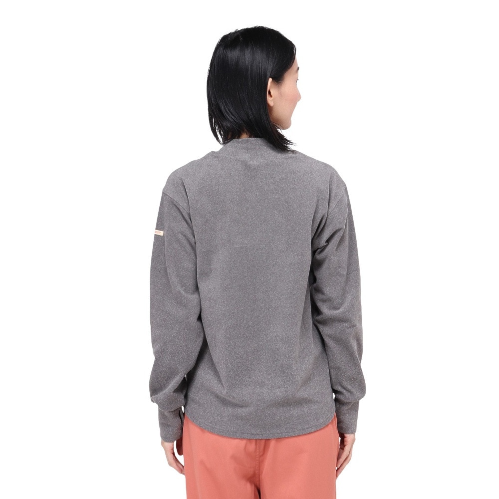 クリフメイヤー（KRIFF MAYER）（レディース）長袖Tシャツ モックネック ロンT 2417868LX:15:GRAY