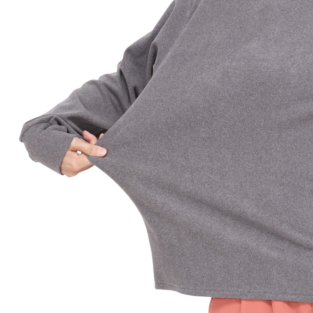 クリフメイヤー（KRIFF MAYER）（レディース）長袖Tシャツ モックネック ロンT 2417868LX:15:GRAY