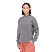 (レディース)長袖Tシャツ モックネック ロンT 2417868LX