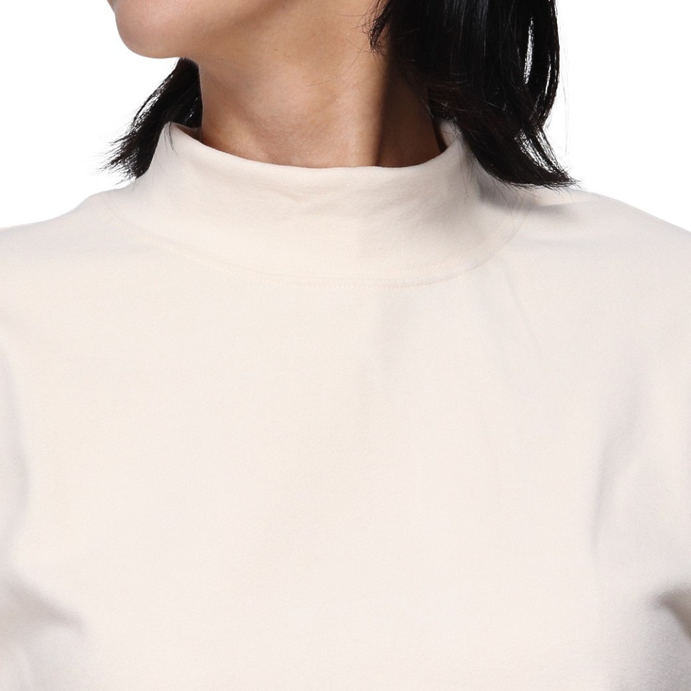 クリフメイヤー（KRIFF MAYER）（レディース）長袖Tシャツ モックネック ロンT 2417868LX:9:NATURAL
