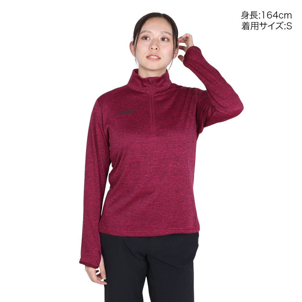 ミレー（Millet）（レディース）長袖Tシャツ ロンT アイラ 2 ジップ ロングスリーブ MIV01989-N9413