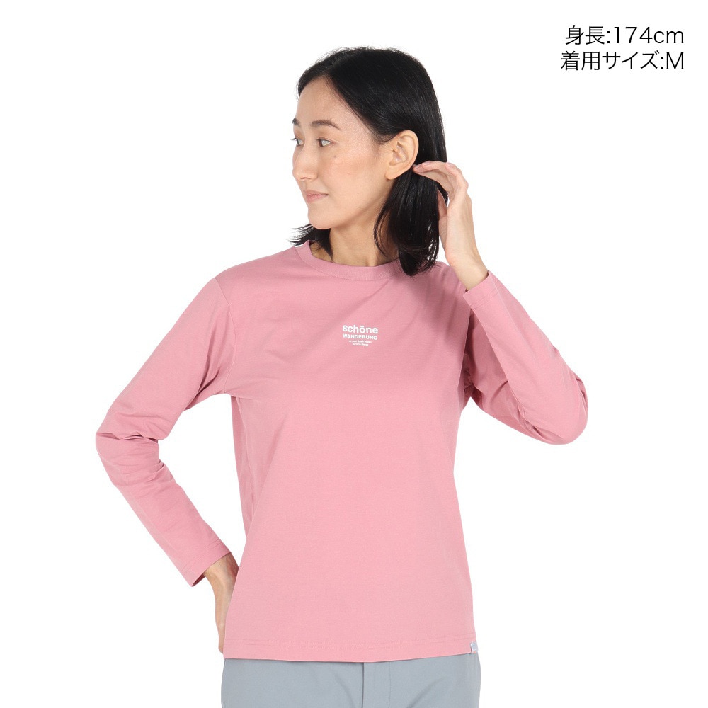 ロジャーエーガー（ROGEREGGER）（レディース）長袖Tシャツ ヴァンデルング ロングスリーブTシャツ RE24FUK5620007 DPNK
