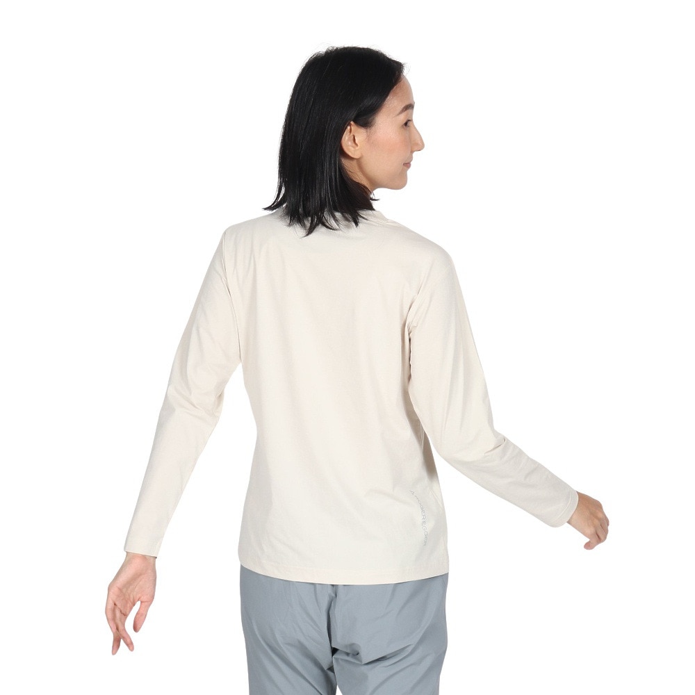 ロジャーエーガー（ROGEREGGER）（レディース）長袖Tシャツ ヴァンデルング ロングスリーブTシャツ RE24FUK5620007 ECRU