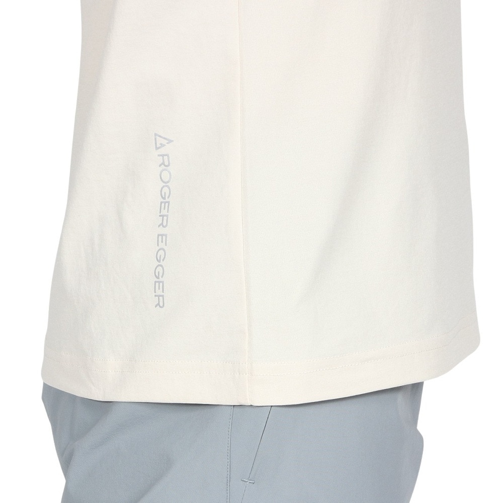 ロジャーエーガー（ROGEREGGER）（レディース）長袖Tシャツ ヴァンデルング ロングスリーブTシャツ RE24FUK5620007 ECRU