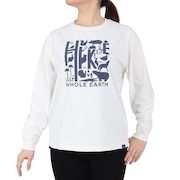 (レディース)ロンT プリント長袖Tシャツ hike WE2SDZ35