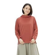 (レディース)長袖Tシャツ ロンT 発熱素材 ブレスサーモライト インナーオフタートルシャツ B2MA273360