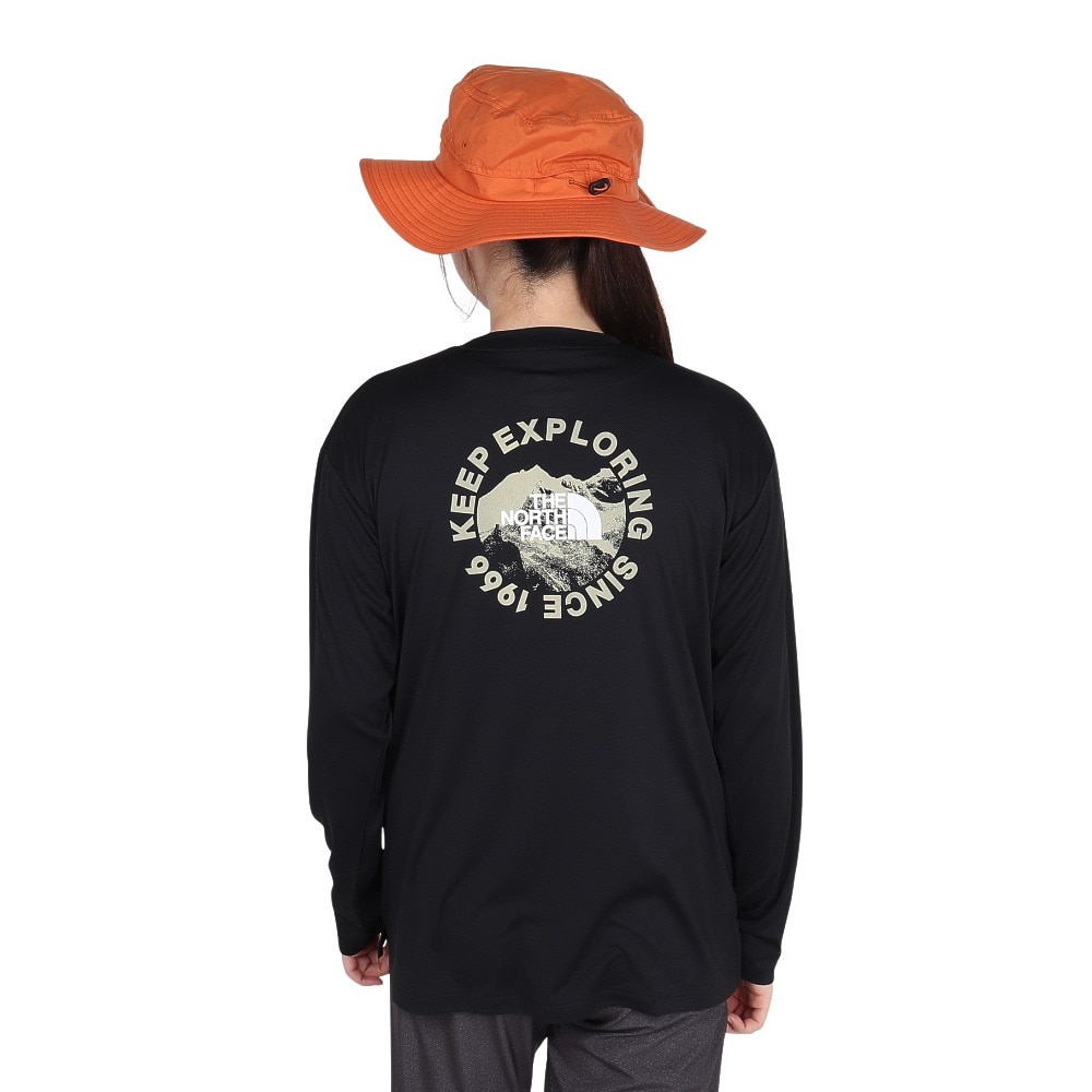 ザ・ノース・フェイス（THE NORTH FACE）（レディース）長袖Tシャツ ロンT ロングスリーブウォータースムースティー NTW12432 K