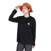 (レディース)長袖Tシャツ ロンT ロングスリーブウォータースムースティー NTW12432 K