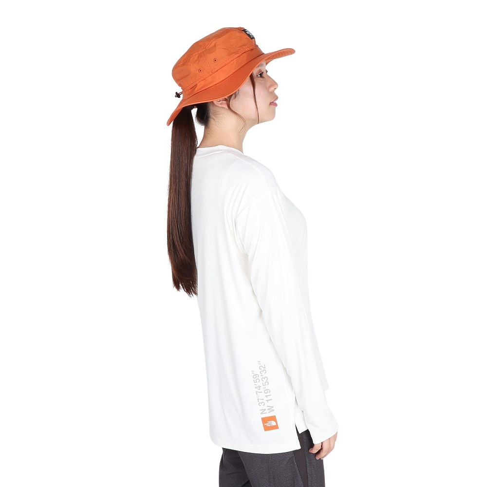 ザ・ノース・フェイス（THE NORTH FACE）（レディース）長袖Tシャツ ロンT ロングスリーブウォータースムースティー NTW12432 WD